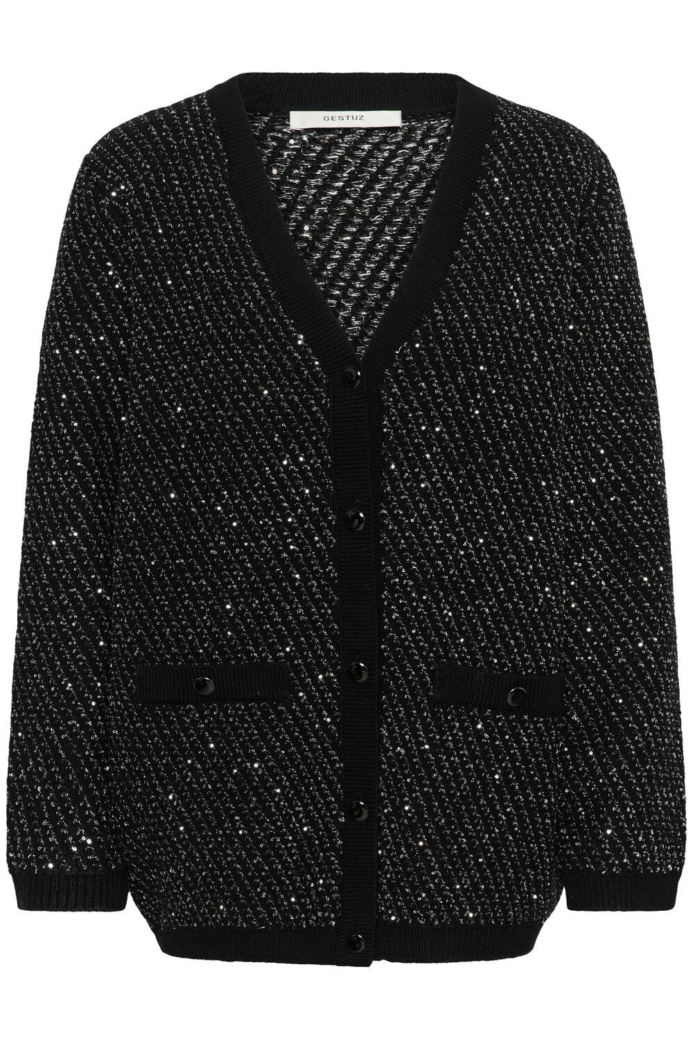 GZcosma cardigan - Black With Lurex